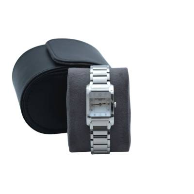 BAUME&MERCIER HAMPTON 22x34MM MOP DIAMONDS DIAL STAINLESS STEEL QUARTZ REF: 65721 / M0A10050