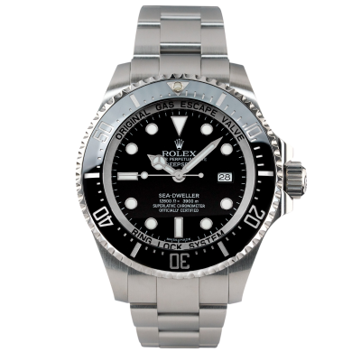 ROLEX DEEP SEA SEA-DWELLER 44 STEEL BLACK DIAL FULL SET 2017 REF: 116660