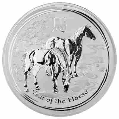 MONEDA DIN ARGINT 1000 GR YEAR OF THE HORSE 2014 PURITATE 999.9_128621