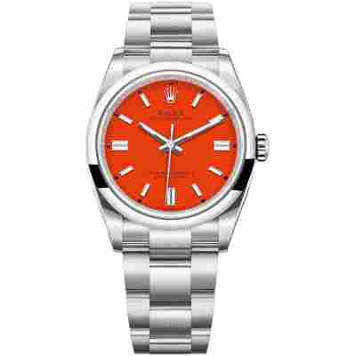 ROYAL OYSTER PERPETUAL CORAL RED 36MM REF: 126000