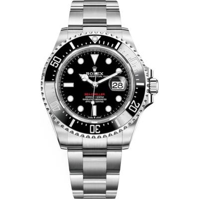 ROLEX SEA DWELLER 43MM STAINLESS STEEL BLACK CERAMIC OYSTER REF: 126600