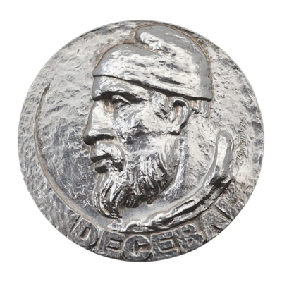 MEDALIE ANIVERSARA DIN ARGINT 800 DECEBAL "MONEDA DACO-GETICA"