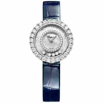 CHOPARD HAPPY DIAMONDS 29MM MOP DIAL WHITE GOLD QUARTZ REF: 205369-1001