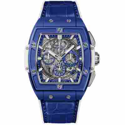 HUBLOT SPIRIT OF BIG BANG BLUE CHRONOGRAPH REF: 641.EX.5129.LR