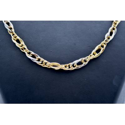 LANT DIN AUR GALBEN SI ALB DE 14K_127473