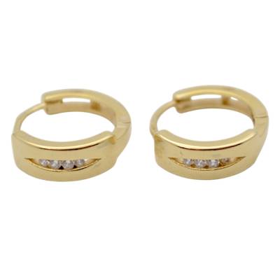 CERCEI ROTUNZI DIN AUR GALBEN 18K_130148