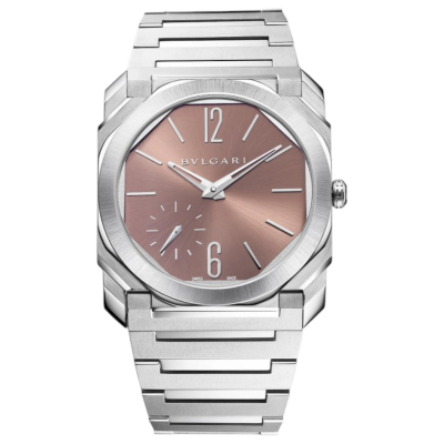 BVLGARI OCTO FINISSIMO TUSCAN COPPER 40 STAINLESS STEEL AUTOMATIC REF 103856