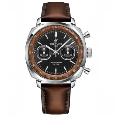 BREITLING TOP TIME 41 CHRONOGRAPH B01 BLACK DIAL TRIBUTE TO ASTON MARTIN DB5