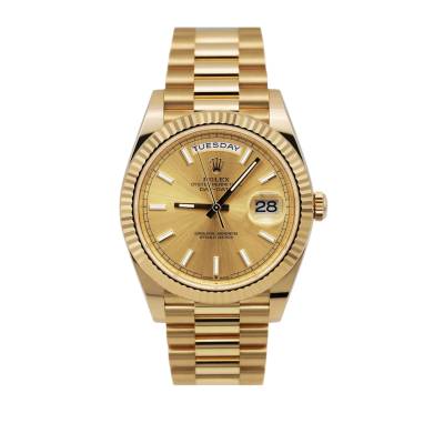 ROLEX DAY-DATE PRESIDENT 40 YELLOW GOLD 2018 FULL SET REF: 228238 