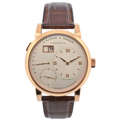 A. LANGE&SOHNE 1 DAYMATIC 39.5 ROSE GOLD SILVER DIAL PAPERS 2011 REF: 320.032