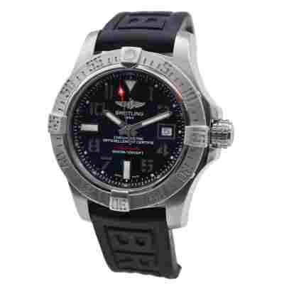 BREITLING AVENGER II SEAWOLF 45MM STAINLESS STEEL BLACK DIAL AUTOMATIC REF: A17331