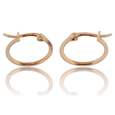 CERCEI ROTUNZI DIN AUR GALBEN 14K_131204