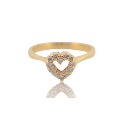 INEL DIN AUR GALBEN 18K CU DIAMANTE NATURALE_111360