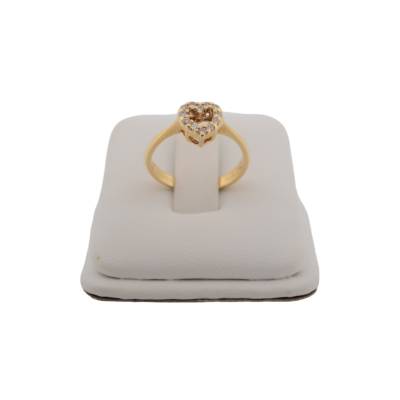INEL DIN AUR GALBEN 18K CU DIAMANTE NATURALE_111360