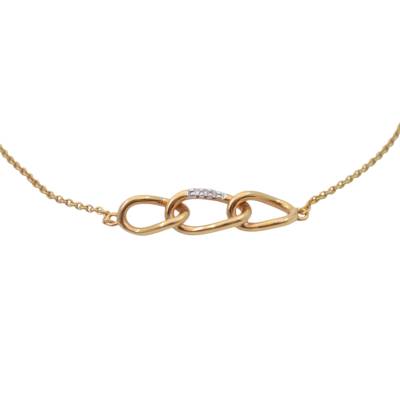BRATARA DIN AUR 18K CU DIAMANTE NATURALE