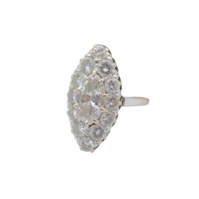 INEL DIN AUR ALB 18K CU DIAMANTE NATURALE