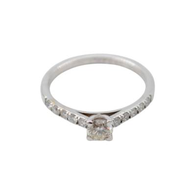 INEL DIN AUR ALB 18K CU DIAMANTE NATURALE