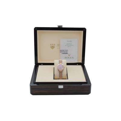 ROLEX LADY-DATEJUST 26 TWO TONE EVEROSE DIAMONDS JUBILEE 2006 AUTOMATIC REF: 179171