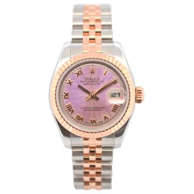 ROLEX LADY-DATEJUST 26 TWO TONE EVEROSE DIAMONDS JUBILEE 2006 AUTOMATIC REF: 179171