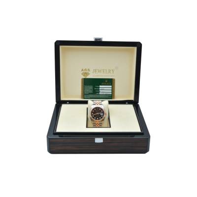 ROLEX DATEJUST 36 TWO TONE EVEROSE BLACK DIAMOND DIAL 2010 JUBILEE REF: 116231