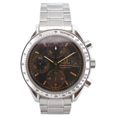 OMEGA SPEEDMASTER CHRONOGRAPH 39 BLACK DIAL STAINLESS STEEL AUTOMATIC REF: 175.0083