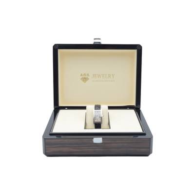 CARTIER TANK AMERICAINE 19X35MM WHITE GOLD ROMAN DIAL REF: 1713
