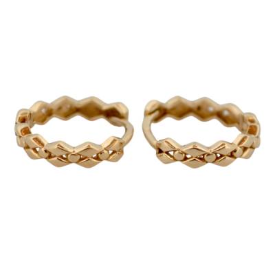 CERCEI ROTUNZI DIN AUR GALBEN 14K_133939