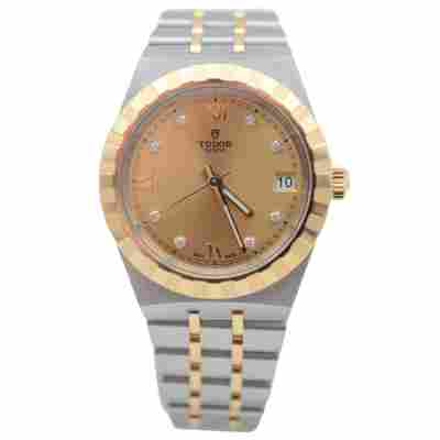 TUDOR ROYAL 34MM CHAMPAGNE DIAMOND DIAL NEW 2024 REF: 28403