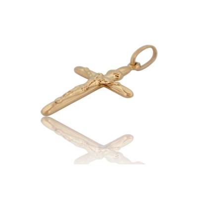 PANDANT IN FORMA DE CRUCE DIN AUR GALBEN 14K_133898