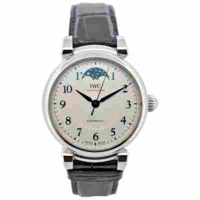 IWC DA VINCI MOONPHASE 36MM STEEL FULL SET 2018 AUTOMATIC REF: IW459306