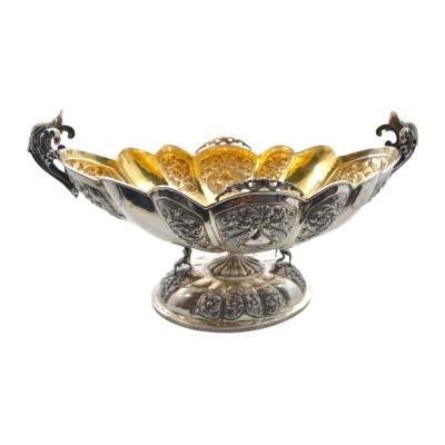 FRUCTIERA DIN ARGINT 925 CU PICIOR SI ELEMENTE DECORATIVE