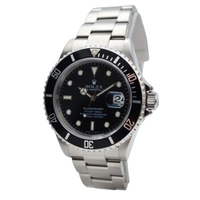 ROLEX SUBMARINER DATE 40MM OYSTER STEEL AUTOMATIC REF: 16610T