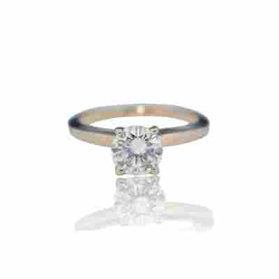 INEL DE LOGODNA DIN AUR ALB 14K CU DIAMANT NATURAL_111237