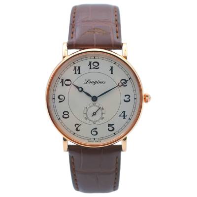 LONGINES PRESENCE 38.5 AUTOMATIC ROSE GOLD DILVER DIAL BOX+PAPERS UNWORN 2024 REF: L4.785.8.73.2