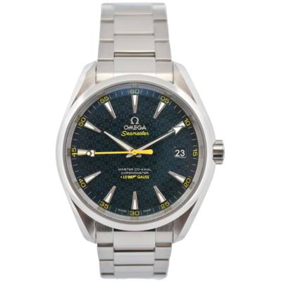 OMEGA SEAMASTER AQUA TERRA 41.5MM STAINLESS STEEL BLUE DIAL AUTOMATIC REF: 231.10.42.21.03.004