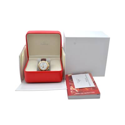 OMEGA SPEEDMASTER MOONPHASE 39 TWO TONE WHITE DIAL AUTOMATIC REF: 175.0034