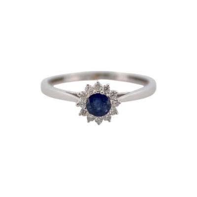 INEL DIN AUR ALB CU DIAMANTE SI SAFIR_124792