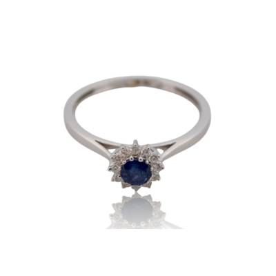 INEL DIN AUR ALB CU DIAMANTE SI SAFIR_124792