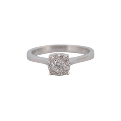 INEL DIN AUR ALB 18K CU DIAMANTE_124155