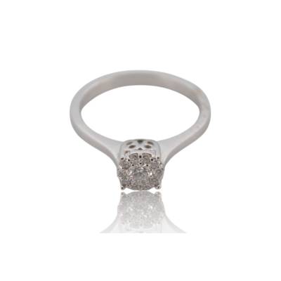 INEL DIN AUR ALB 18K CU DIAMANTE_124155
