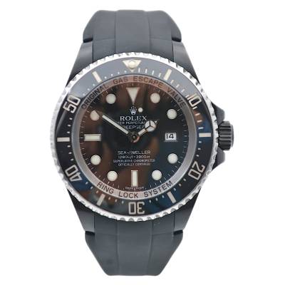 ROLEX SEA DWELLER DEEPSEA 44 PVD COATING STEEL BLACK DIAL 2008 AUTOMATIC REF: 116660