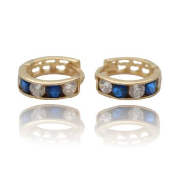 CERCEI ROTUNZI PENTRU COPII DIN AUR GALBEN 14K_127569