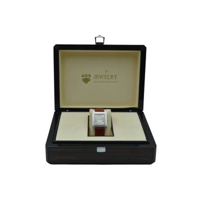 PIAGET PROTOCOLE 40X31MM WHITE GOLD WHITE DIAL LEATHER STRAP REF: 26200 