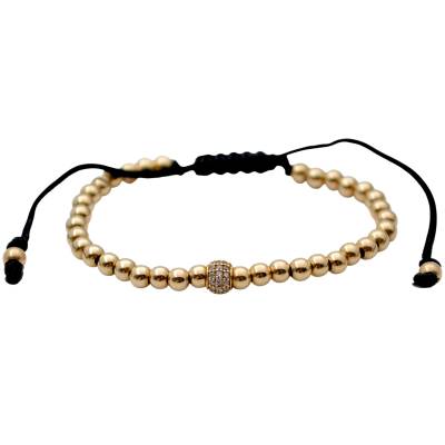 BRATARA PE SNUR CU AUR GALBEN 14K_132184