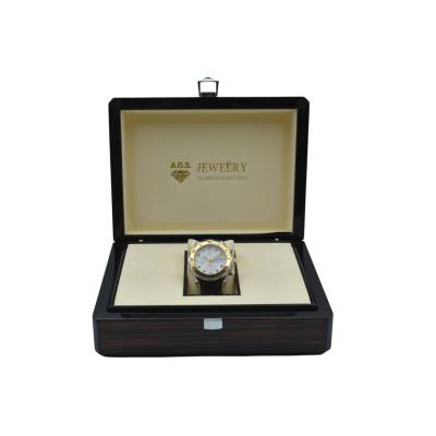 OMEGA SEAMASTER 300M CHRONOGRAPH 41.5 TWO TONE LEATHER STRAP WHITE DIAL REF: 178.0504/2398.20.00 
