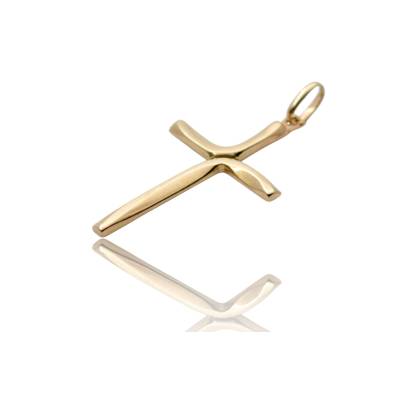 PANDANT IN FORMA DE CRUCE DIN AUR GALBEN 14K_132293