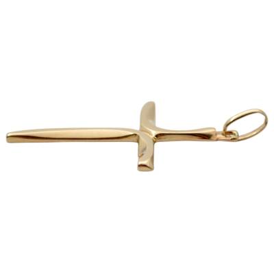 PANDANT IN FORMA DE CRUCE DIN AUR GALBEN 14K_132293