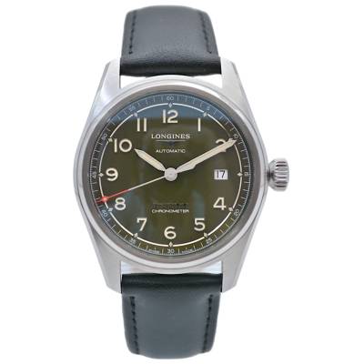 LONGINES SPIRIT CHRONOMETER 40 STAINLESS STEEL GREEN DIAL AUTOMATIC REF: L3.810.4.03.2