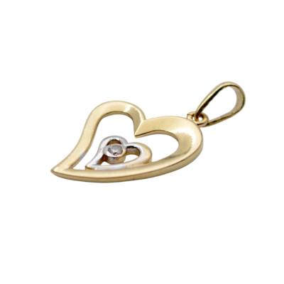 PANDANT IN FORMA DE INIMA DIN AUR 14K_132346