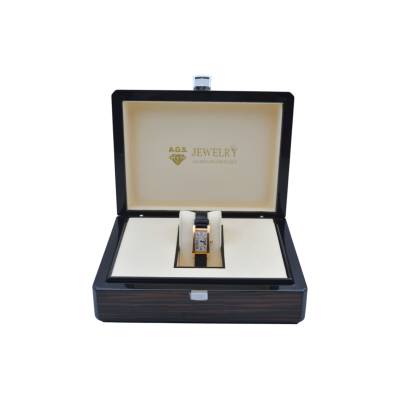 CARTIER TANK AMERICAINE SMALL 19X35MM QUARTZ 18K YELLOW GOLD ROMAN SILVER DIAL LADIES REF: 2482
